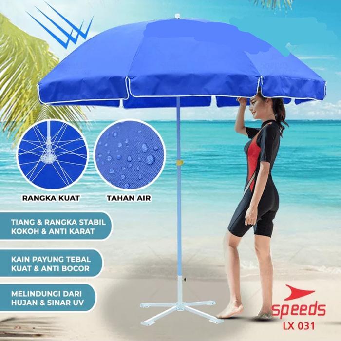 PAYUNG PANTAI 200CM PAYUNG PANTAI 42 INCH ANTI UV / PAYUNG TENDA/ PAYUNG