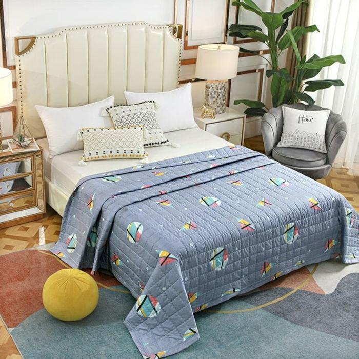 Bed cover selimut full quilting s38