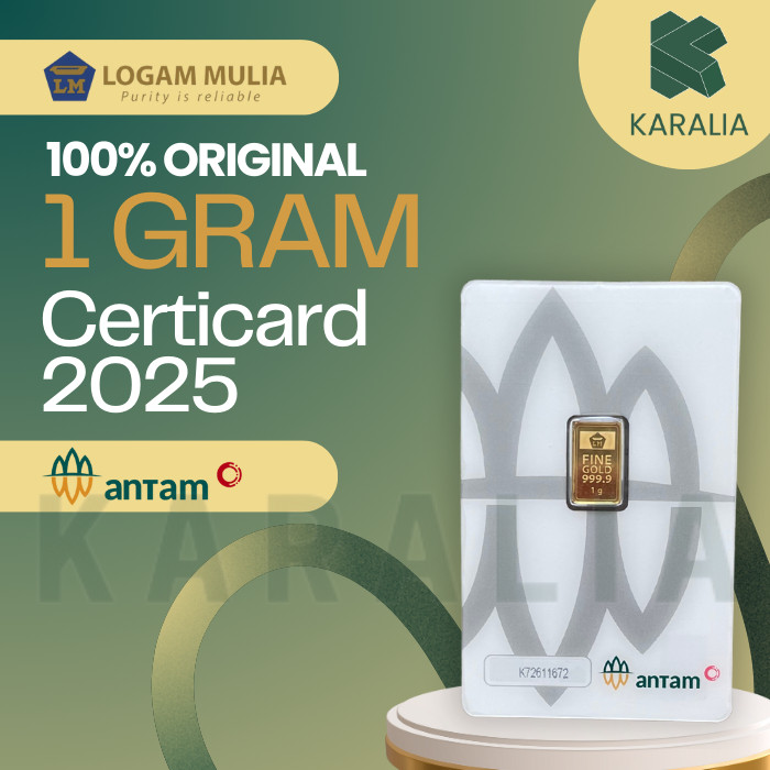 ANTAM LOGAM MULIA 1 GRAM LM ANTAM EMAS ANTAM 1 GRAM