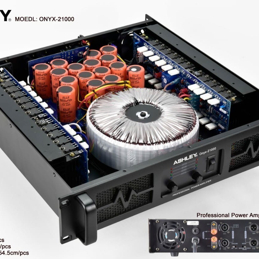 DISKON POWER AMPLIFIER ASHLEY Onyx 21000 / Onyx21000 / Onyx-21000 ORIGINAL