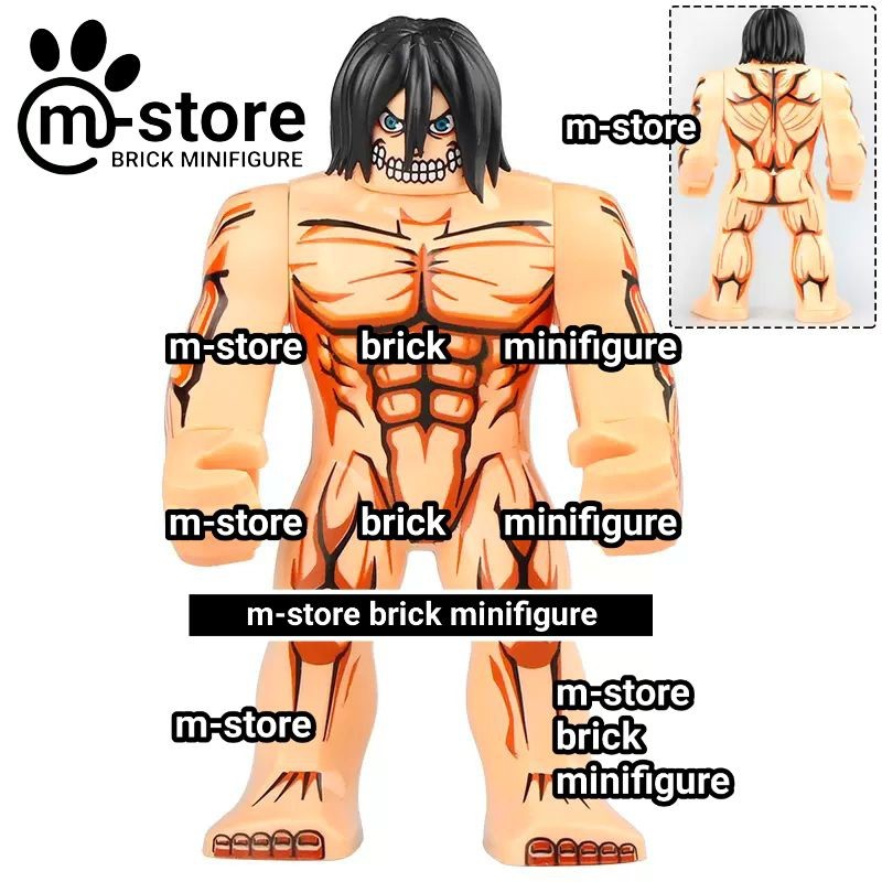 mainan kreatif edukatif attack on titan attack titan big