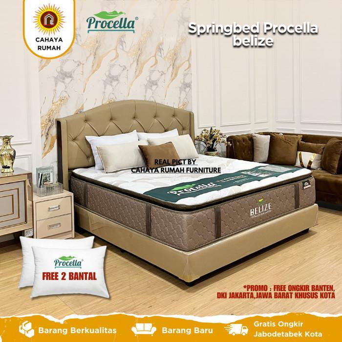Cahaya Rumah - Springbed Procella belize - Full Set - Dipan - Tempat Tidur - Satu Set + Divan
