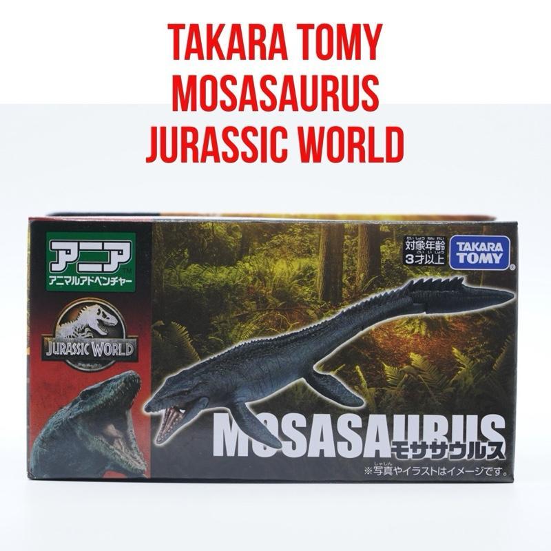 Takara Tomy Ania MOSASAURUS Jurasic World Dinosaur Dinosaurus | Mainan Figure Binatang Miniature Hew