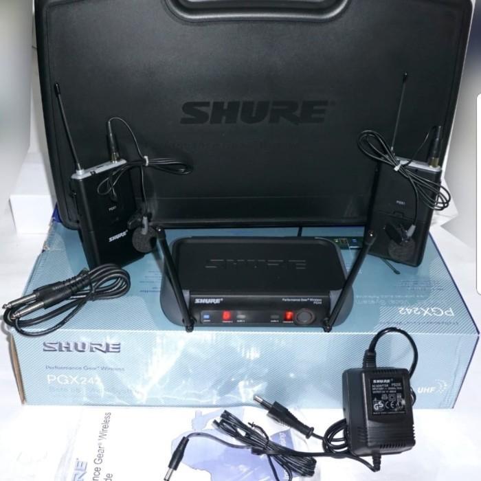 MIC WIRELESS SH PGX242 PGX 242 2MIC CLIP ON + 2MIC HEADSET