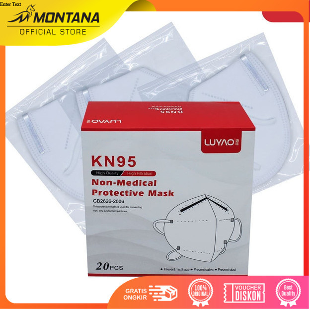 MASKER KN95 / MASKER MEDIS / SEPERTI 3M N95 ( ISI 20 PCS/BOX)
