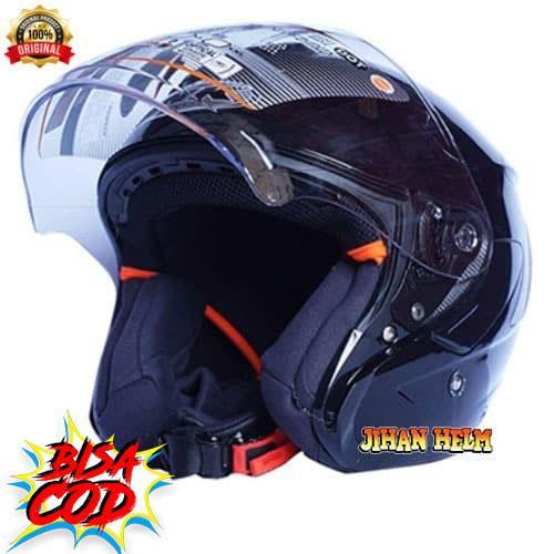 Helm / Helm Ink / Helm Ink Dynamic Black Original Termurah - Hitam, M