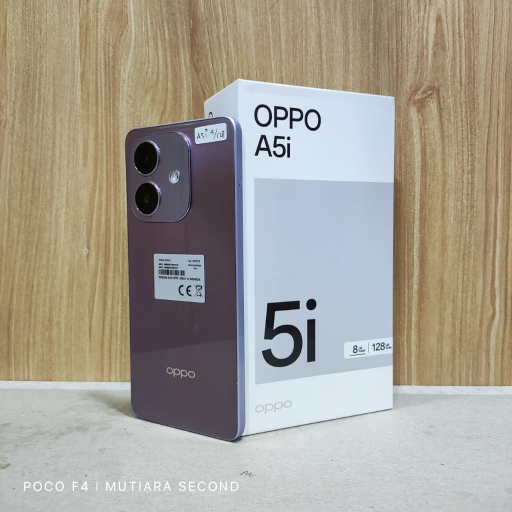 Oppo A5i Ram 4GB Rom 128GB Second Resmi