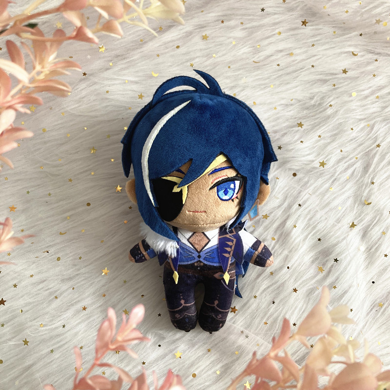 Anime Genshin Impact Kaeya Plush Doll Toy Game Cute Soft Stuffed Pillow Kids Gift 20cm
