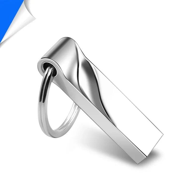 Metal USB Flash Drive 32GB 64GB 128GB Pen Drive High Speed 8G16G U Disk Pendrive USB Device USB2.0 P