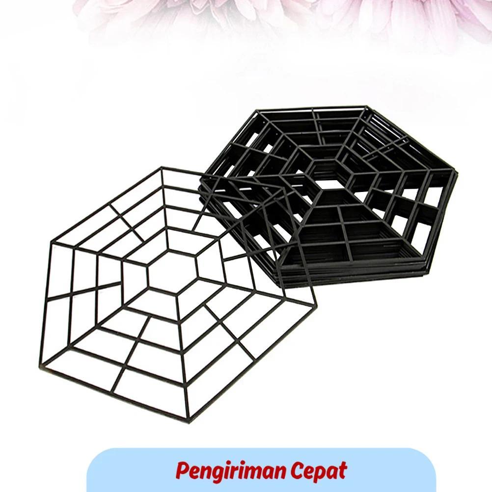 PCP 20 Pcs Fish Tank Net Pond Floating Guard Netting Outdoor Guards Mesh Nets Black Protector