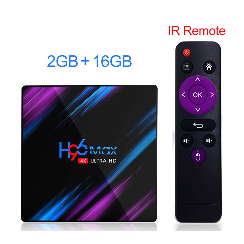 Vontar Smart TV Box Android 110 H96 MAX 4GB RAM 64GB ROM TVBOX 5G WiFi 4K Mea Player Android 10 11 Y