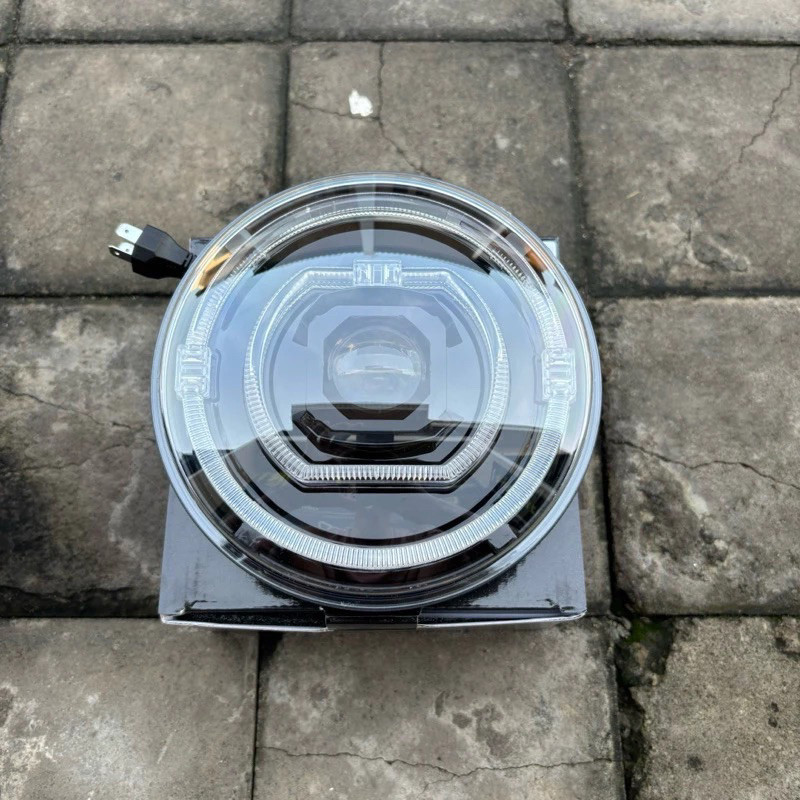 LAMPU DEPAN BILED 7 INCH PNP NINJA VIXION TIGER SCORPIO LPM biled