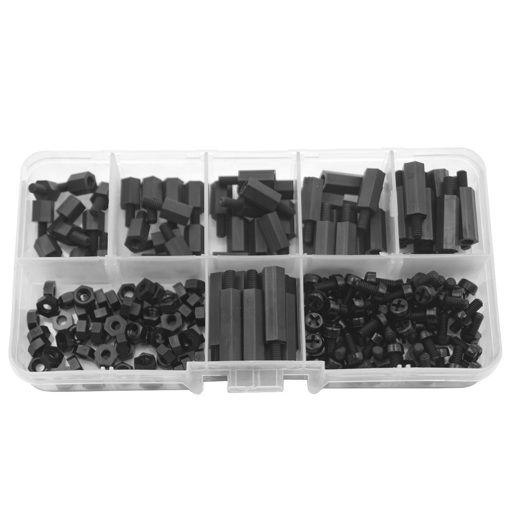 M3 Nylon Standoffs Hex Spacers Screws Nuts Assorted kit for RC FPV Drone Quadcopter Frame Audunio PC