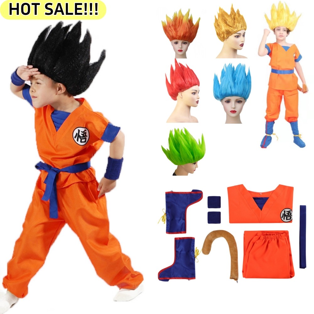 HOT SALE Son Goku Cosplay Costume Kids Adult Men Suits Krillin Outfit Anime Party ild Costumes Super