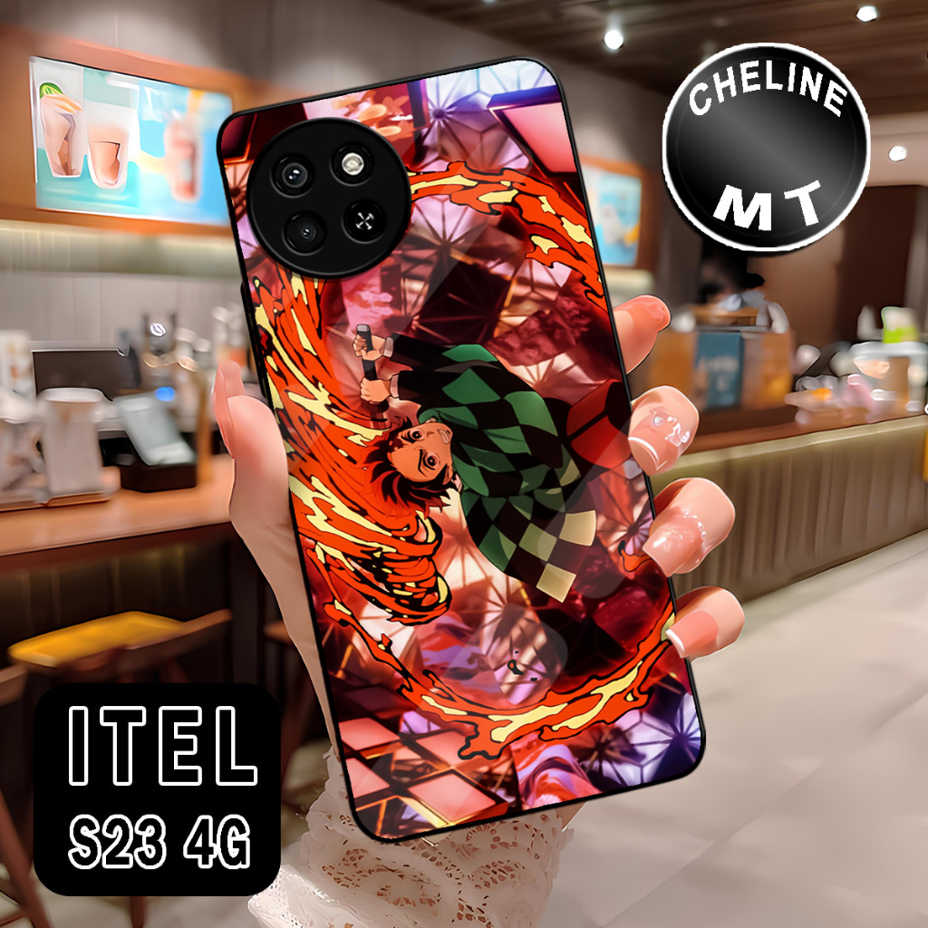 ( WX 8 ) Sofcase Glossy Kilau Itel S23 4G MOTIF ABSTRAK ANIME ASTETIC CASE ITEL S23 4G CASING ITEL S