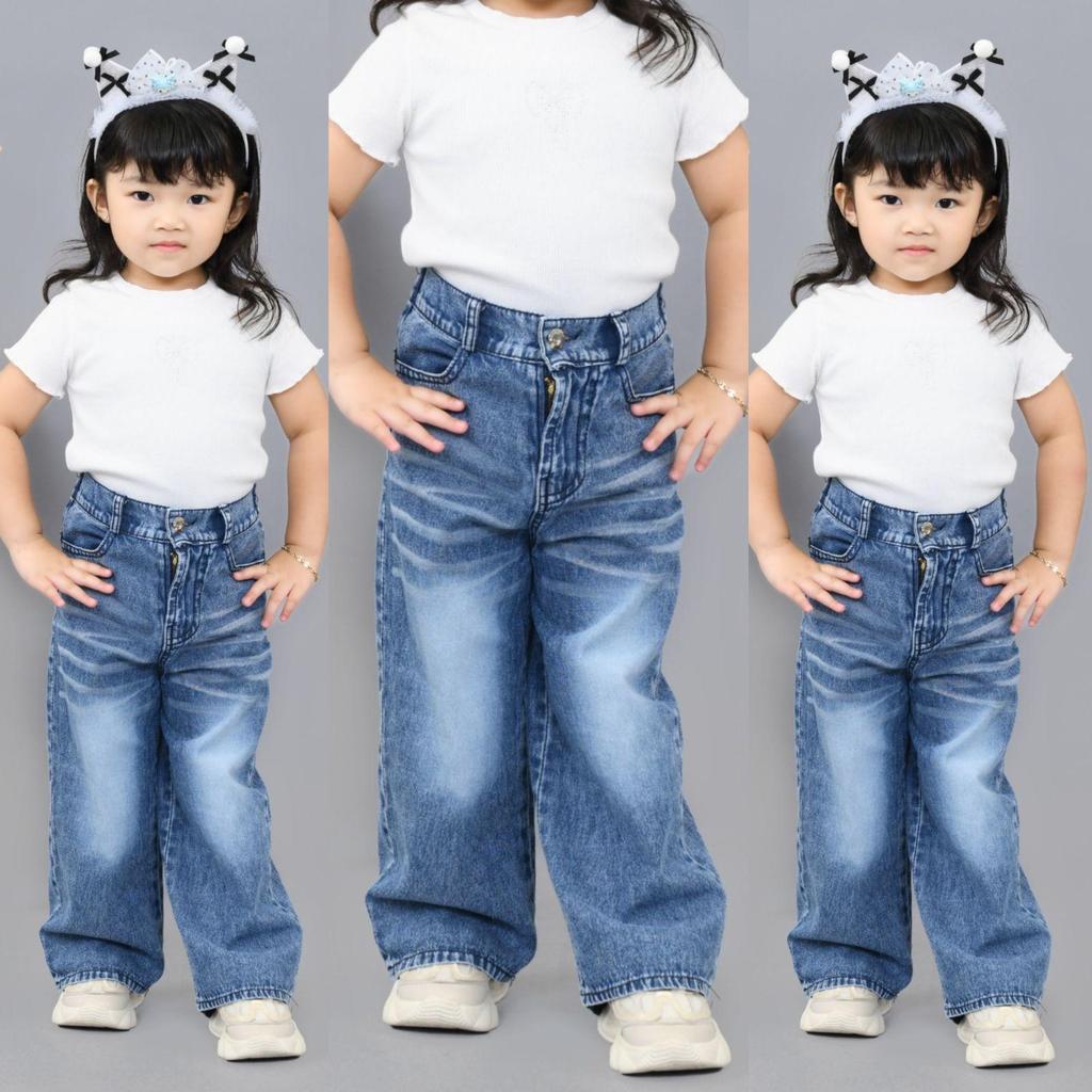 by obie celana jeans skena korean style anak perempuan