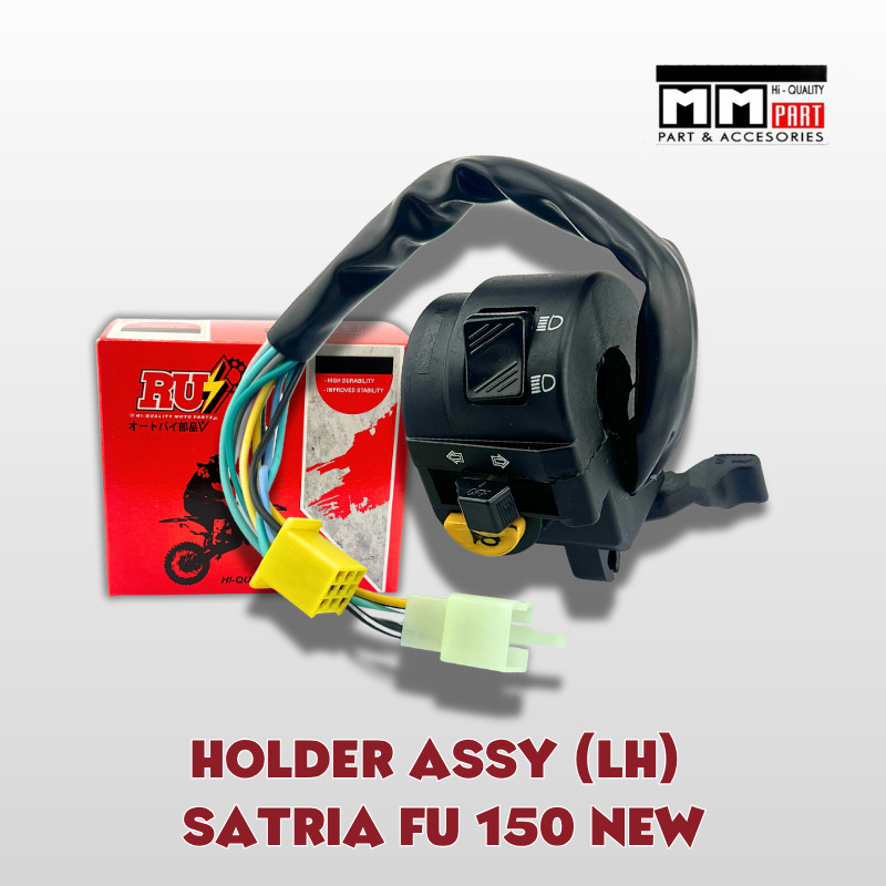 HOLDER ASSY LH SATRIA FU 150 NEW - HANDLE SAKLAR LAMPU KIRI SATRIA SPECIAL EDITION EURO 2014 2015