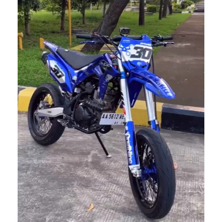 DECAL CRF 150 / STIKER CRF /DECAL CRF / HOLOGRAM / CHROME FULL BODY BISA CUSTOM