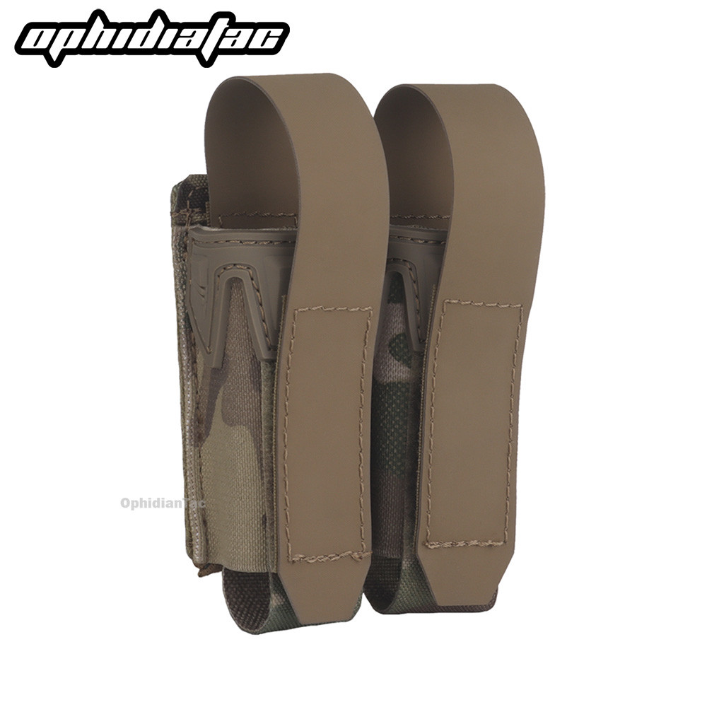 OPHIAN MOLLE Agilit Style 9MM Double Magazine Pouch Pistol Magazine Pouch Airgun Magazine Pouch with