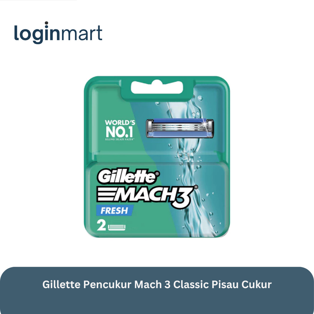 Gillette Pencukur Mach 3 Classic Pisau Cukur