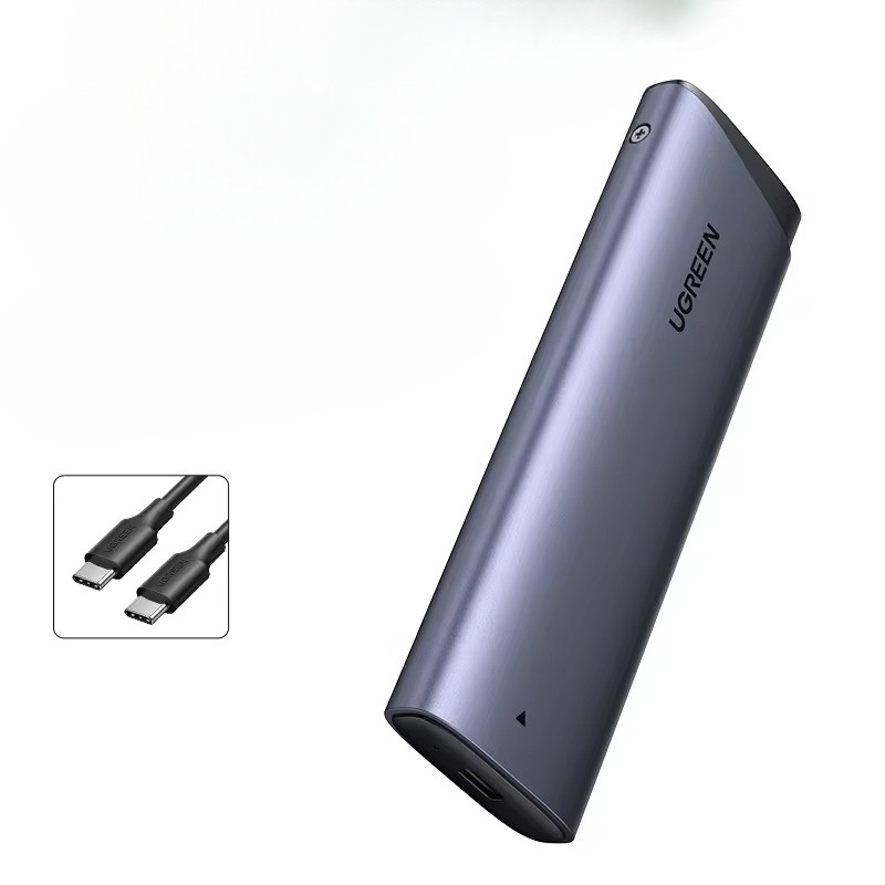 UGREEN 10Gbp M2 SSD Case NVME SATA Dual Protocol M2 to USB Type C SSD Adapter for NVME PCIE NGFF SAT