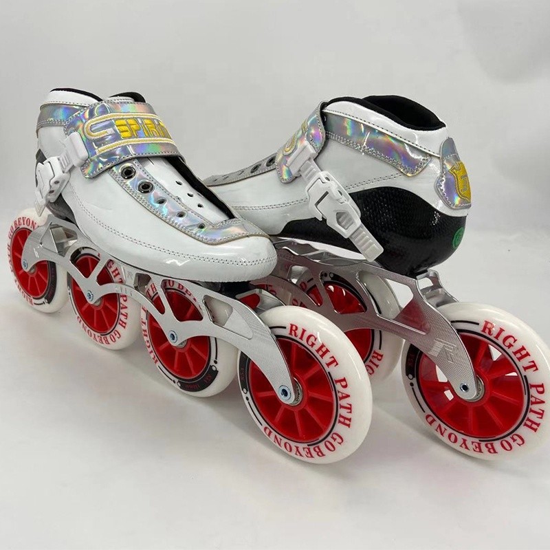 Professional Roller Skate Inline Speed Skates Professional Shoes 4 Wheels High Rebound Speed Wheels 
