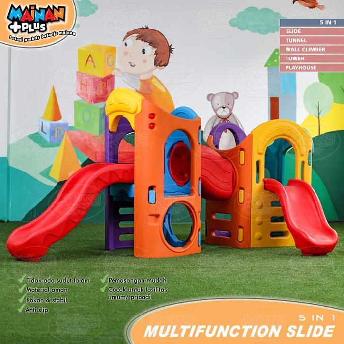 Perosotan Anak Multifunction Slide Playhouse Playground Jumbo