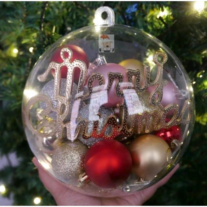 BOLA AKRILIK bening Fillable Dome / Acrylic Ball