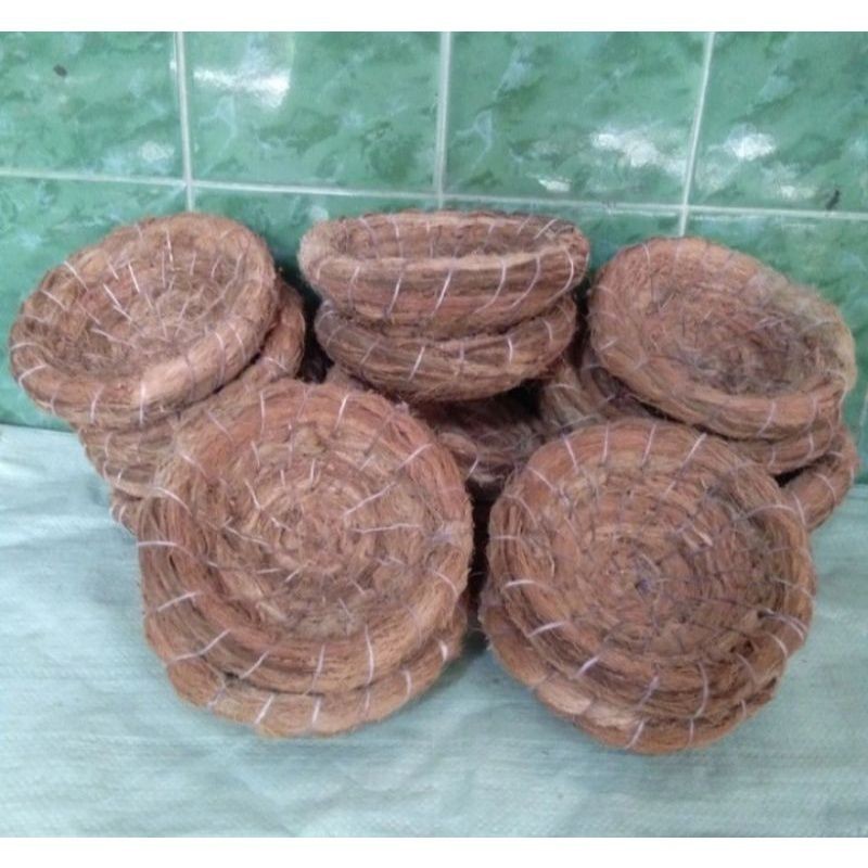 sarang burung sarang perkutut sabut kelapa atau tarangan burung perkutut