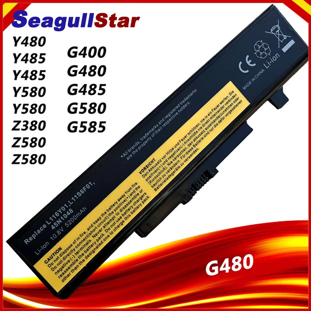 Battery for Lenovo G500 G505 G510 G580 G710 G580A G700 G710AT G585 G580 Y480 Y580 Z480 Z580 Z585 L11