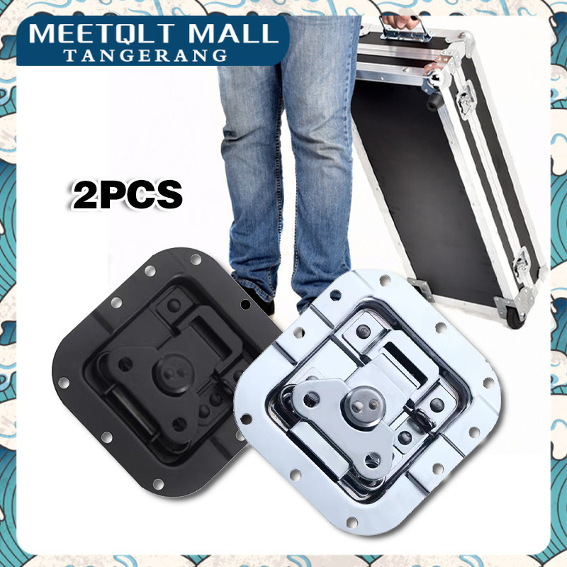 Kunci Kupu Kupu Kunci Box Hardcase Flightcase Gembok Besar Besi Kuat Warna Hitam Silver