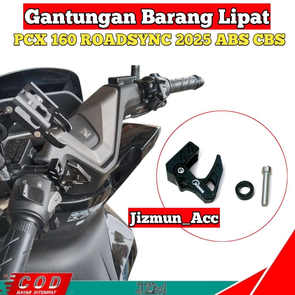 Gantungan Barang Lipat PCX 160 ROADSYNC TERBARU 2025 ABS CBS