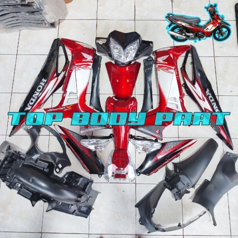 FULL BODY KASAR & HALUS SUPRA X 125 TH.2008 Terlaris.
