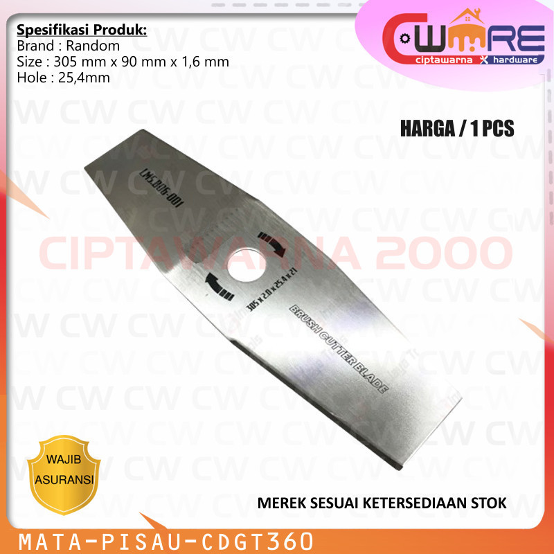 Mata Pisau Potong Rumput Besi untuk Xenon CDGT360 CDGT720 - CWTT