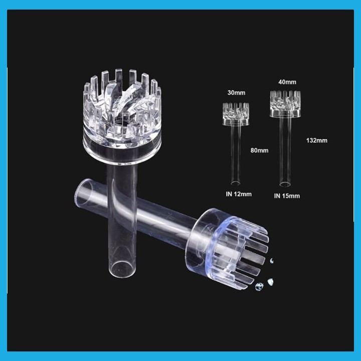 SKIMMER PUTAR AKUARIUM SKIMMER AKRILIK UKURAN PIPA 5/8 DAN 1/2 INCH