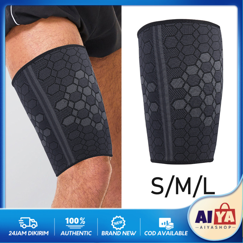 Deker Pelindung Paha Kaki Elastis Decker Futsal Thigh Support / Deker Paha Pencegah Cedera Otot / De