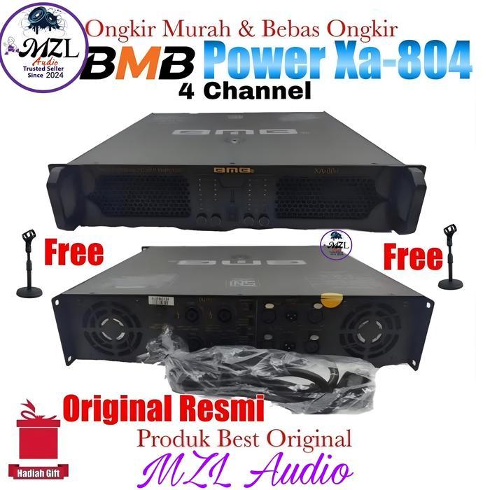 Power Audio Sound Bmb XA804 New 4 channel Original Resmi Murni Watt