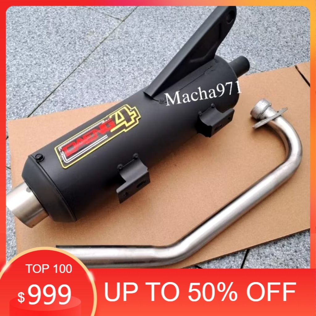 DAENG SAI4 Exhaust Stainless pipe 28mm Mio Sporty Mio m3 Mio soul i115/125 Click