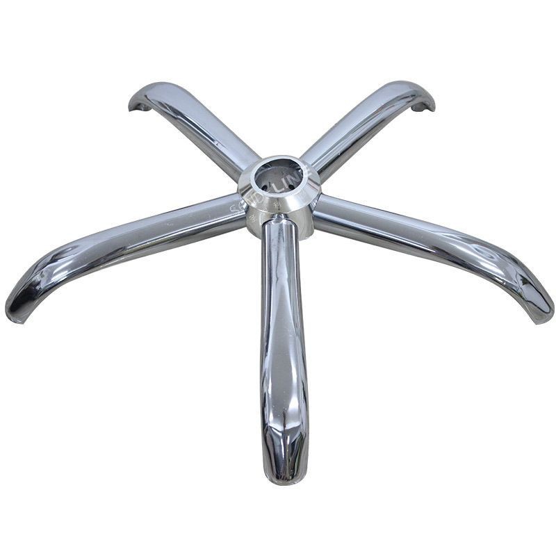 HRI - Kaki Kursi Kantor Chrome Besi Tanpa Roda