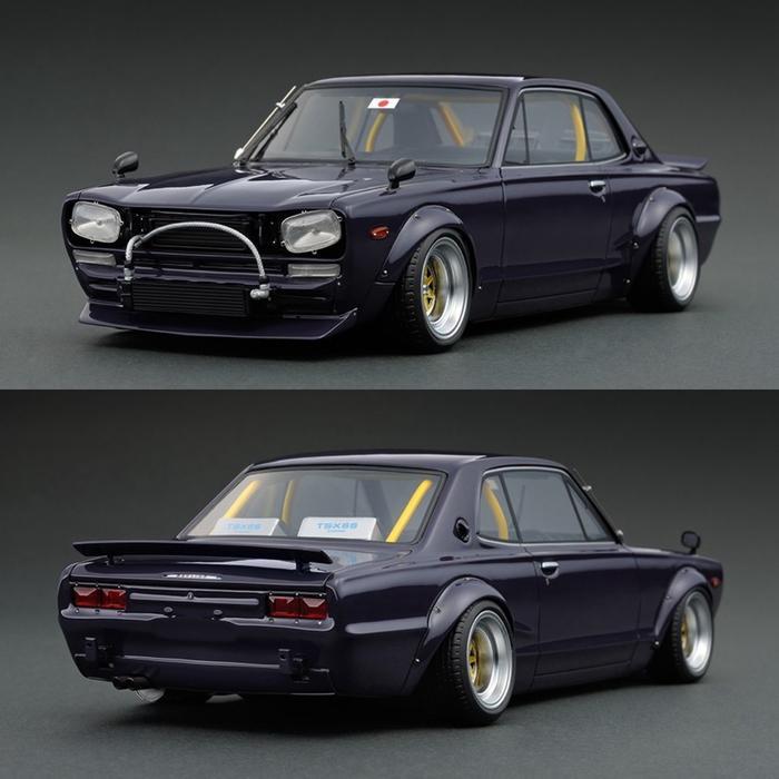 Ignition Model 1:18 Liberty Walk / LBWK / LB-Works Nissan Skyline 2000 GT-R (KPGC10) Hakosuka 2Dr [P