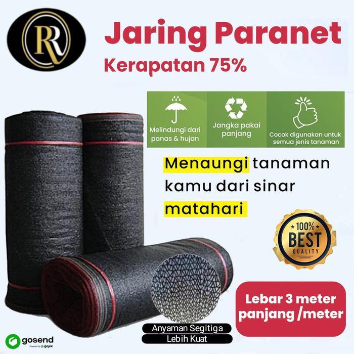 Paranet Jaring Tanaman 75% 80% 90% Import Penutup Tanaman Panas Net - Paranet 75%