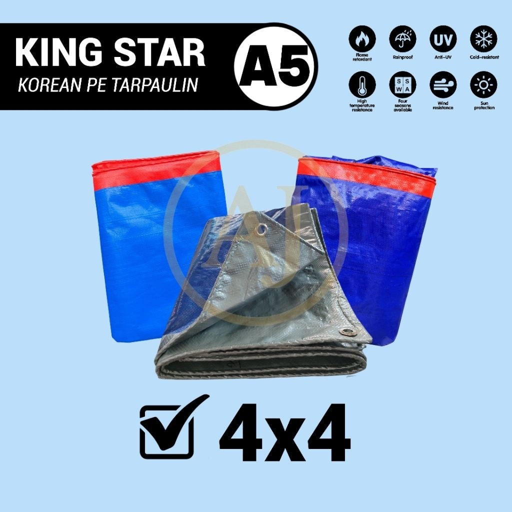 Terpal Plastik A5 Ukuran 4x4