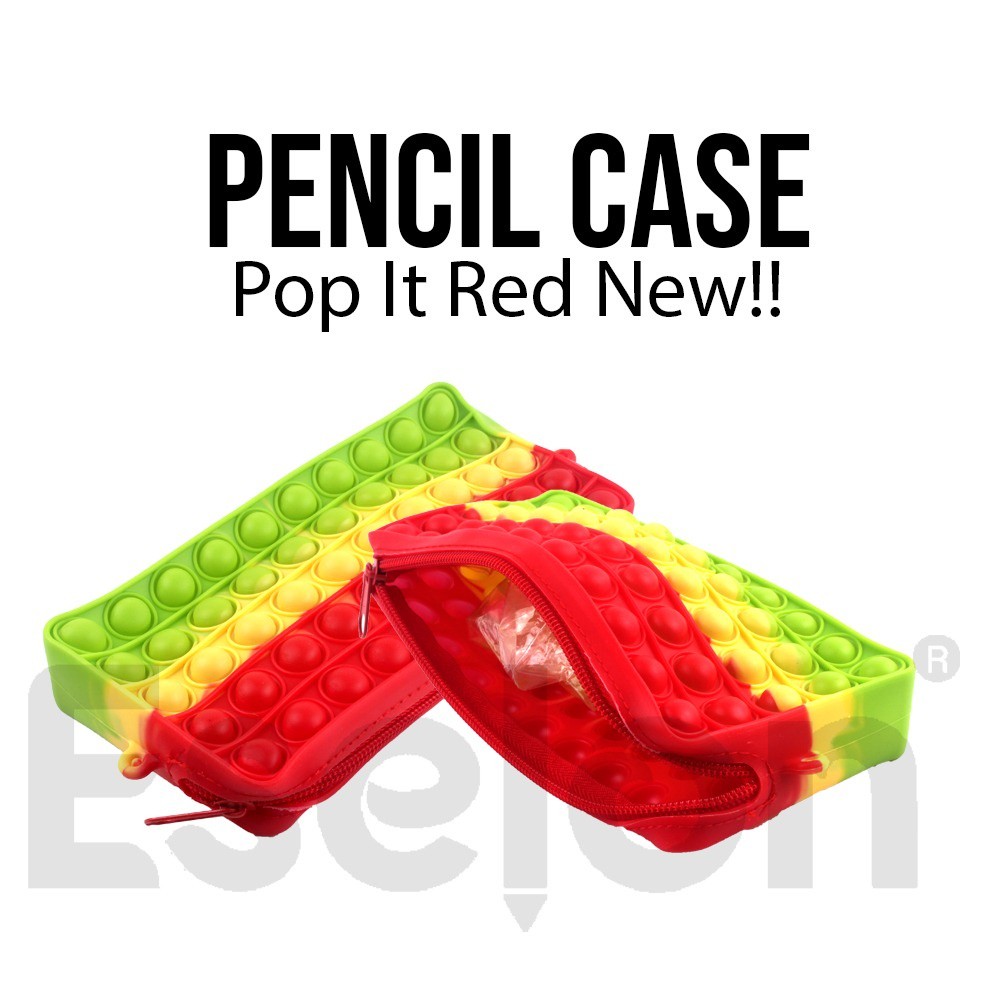 Tempat Pensil POP IT  / Kotak Pensil POP IT Pastel Colors