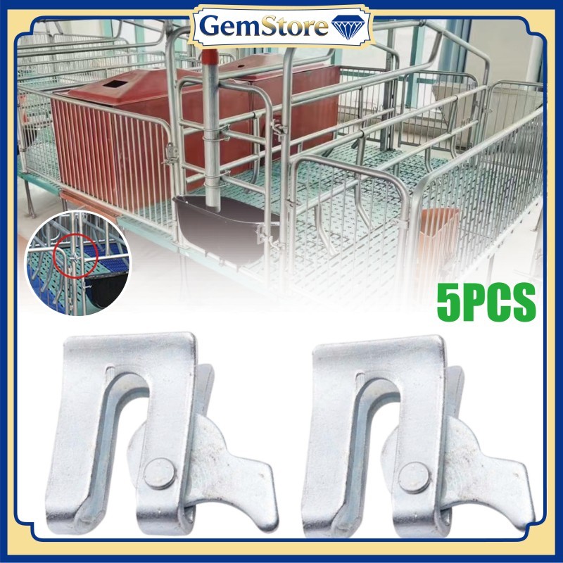 5PCS Grendel Overpal Gembok Selot Kuncian Pintu Untuk Mengamankan Pintu Pagar Kandang Ayam atau Kamb