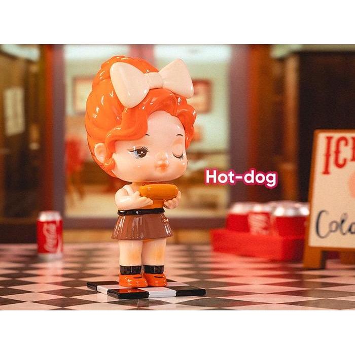 Tapoo Retro Diner Pop Mart Confirmed Open Box Figure Sealed - Hot-dog PStore27