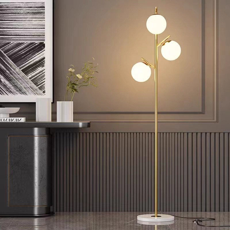 lamp_rich Aesthetic Standing Lamp Lampu Sudut Ruang Tamu Lampu Lantai Lampu Berdiri Kamar Tidur Stan