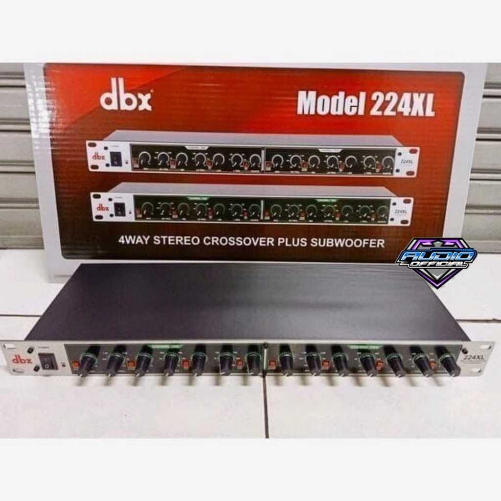 Crossover DBX 224XL + SUB / Cross Over DBX 224 XL + Subwoofer / Krosofer Grade A Original