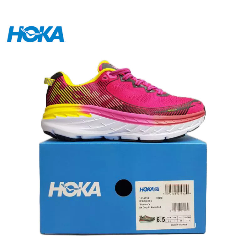 SEPATU HOKA PRIA/HOKA ONE ONE WANITA/SEPATU RUNNING/SEPATU SNEAKERS WANITA- HOKA ONE ONE BONDI 5 WAN