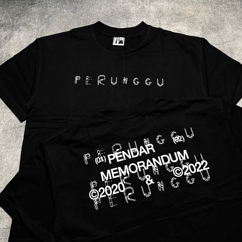 Tshirt PERUNGGU - PENDAR & MEMORANDUM Official Merchandise