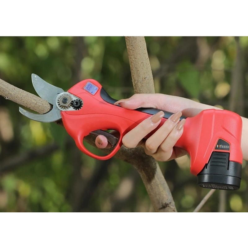 pruning shears electric 25mm cordless pruning shears LED splay function